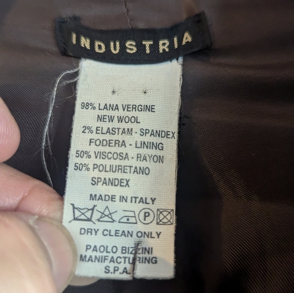 Vintage unstructured tweed blazer Industria by Paolo Bizzini - Picture 5 of 9